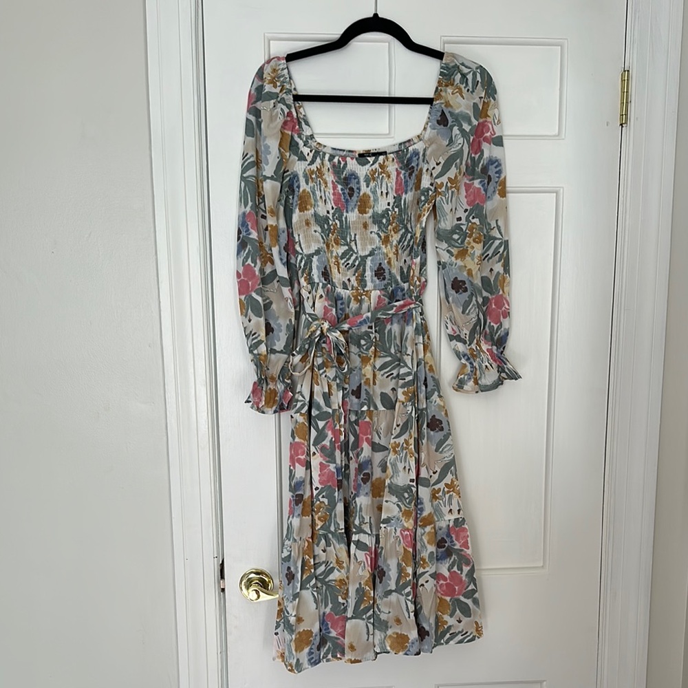 Floral Print Women's Dress